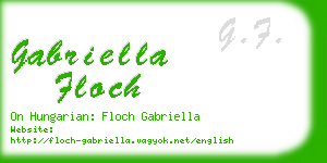 gabriella floch business card